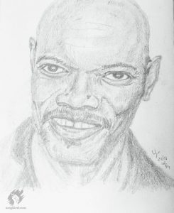 Samuel L Jackson drawing