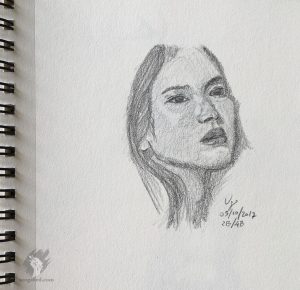 Song Hye-kyo drawing